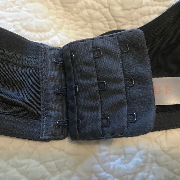 Cacique cotton boost plunge blue bra with universe / stars pattern (44B) - Picture 7 of 10